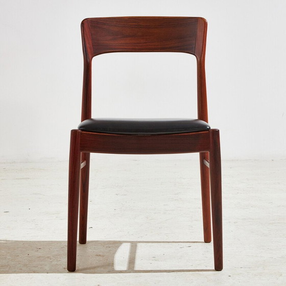 Image 1 of Set of 4 vintage model 26 rosewood dining chair by Henning Kjærnulf for Korup Stolefabrik, 1960s