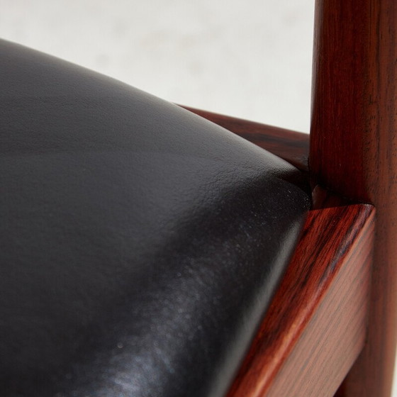 Image 1 of Set of 4 vintage model 26 rosewood dining chair by Henning Kjærnulf for Korup Stolefabrik, 1960s