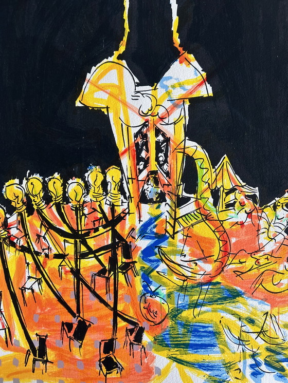 Image 1 of Screenprint Luis Penin - Gala De Duda