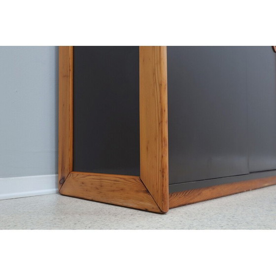 Image 1 of Vintage postmodern laminate and wood sideboard, 1970s