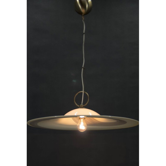 Image 1 of Vintage Murano glass pendant lamp, Italy 1980s