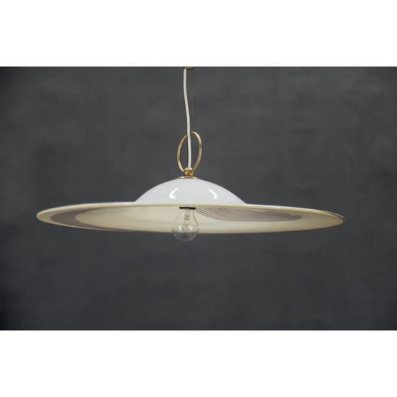 Image 1 of Vintage Murano glass pendant lamp, Italy 1980s