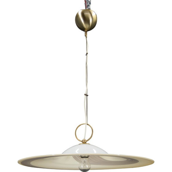 Image 1 of Vintage Murano glass pendant lamp, Italy 1980s