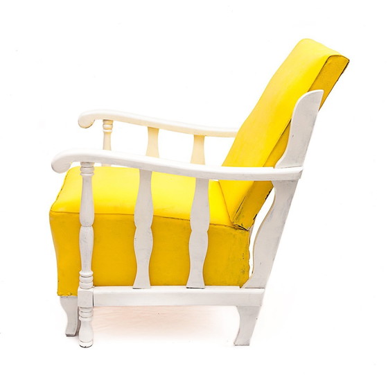 Image 1 of Vintage Leather Armchair, 1950