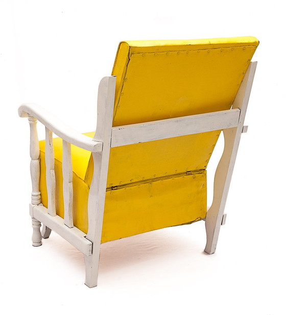 Image 1 of Vintage Leather Armchair, 1950