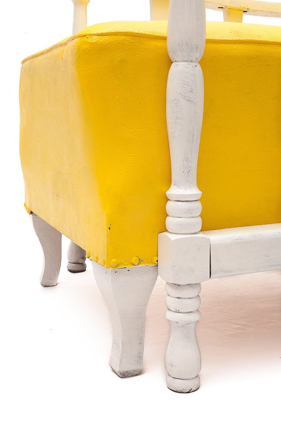 Image 1 of Vintage Leather Armchair, 1950