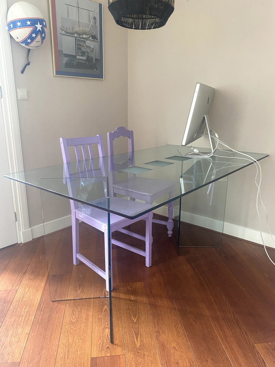 Image 1 of First Glass dining table