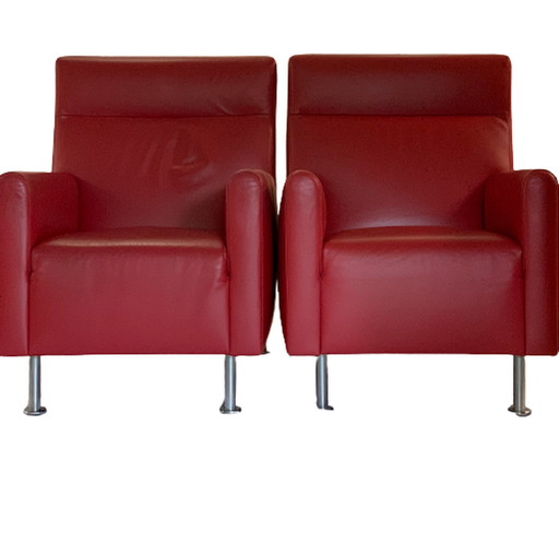 2 x Leolux “Rooby” armchair