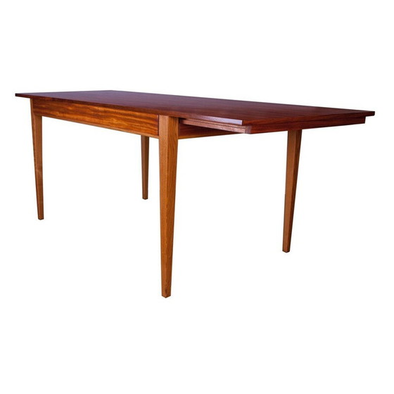 Image 1 of Set of dining table and 6 chairs in tulipwood, Gordon RUSSELL - 1960s