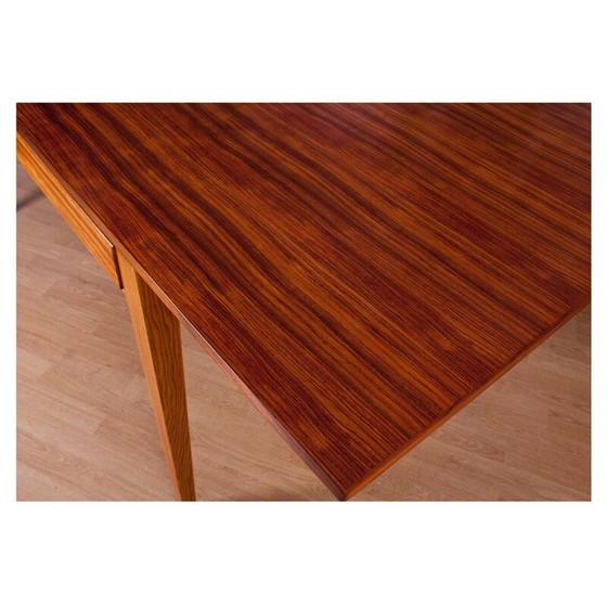 Image 1 of Set of dining table and 6 chairs in tulipwood, Gordon RUSSELL - 1960s