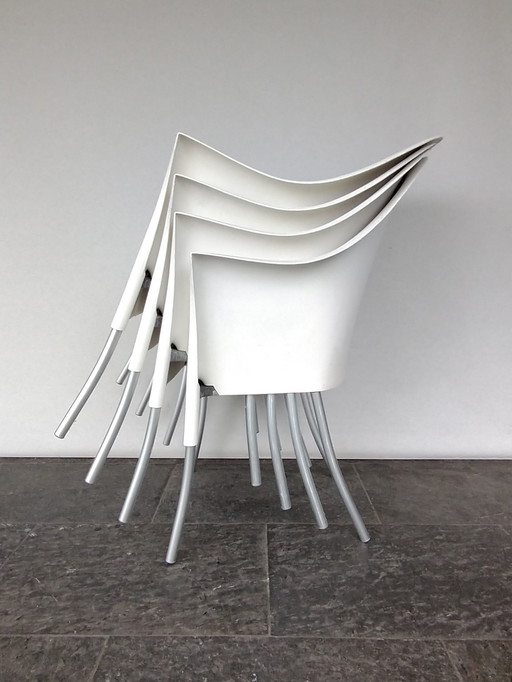  4X Driade Lord Yo Chairs Philippe Starck