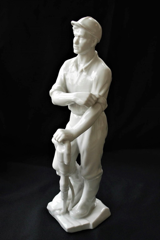 Jenő Hanzély - Miner - Herend Porcelain