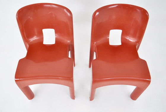 Image 1 of Chaises modèle 4867 par Joe Colombo pour Kartell, 1970S, ensemble de 2