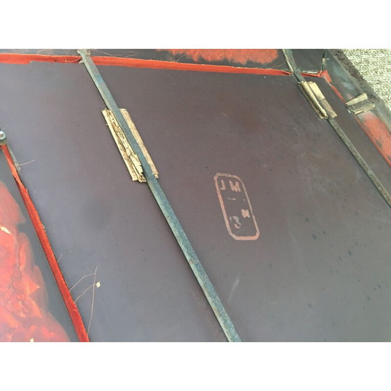 Image 1 of Specchio vintage in ferro battuto di René Prou, 1940