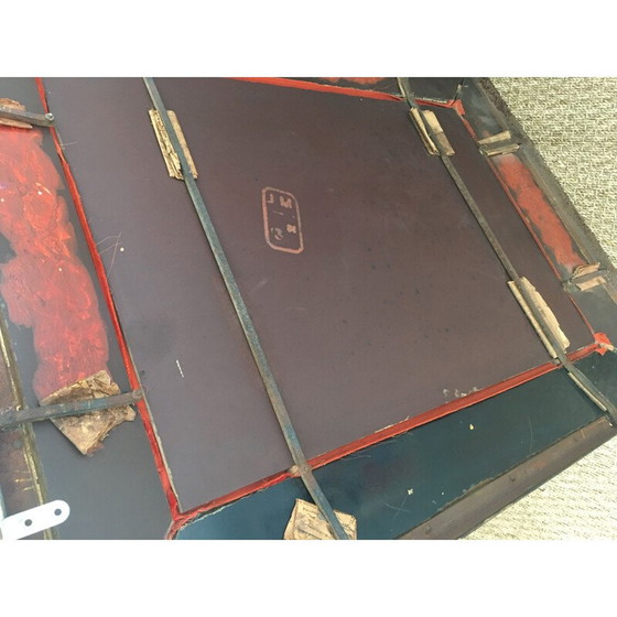 Image 1 of Specchio vintage in ferro battuto di René Prou, 1940