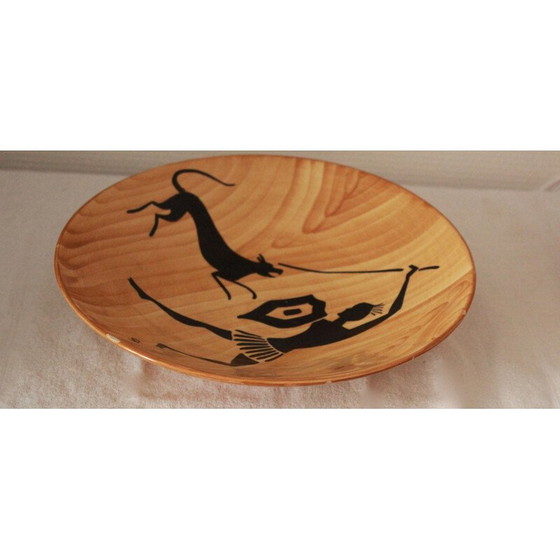 Image 1 of Piatto decorativo d'epoca di Granjean Jourdan, 1960