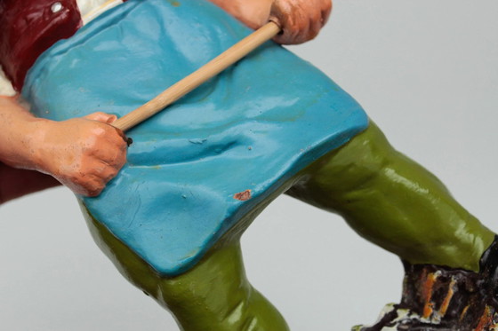 Image 1 of Large Heissner ceramic figurine "The Gardener"