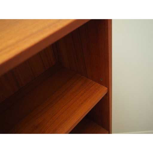 Teak bookcase, Danish design, 1970s, production: Denmark