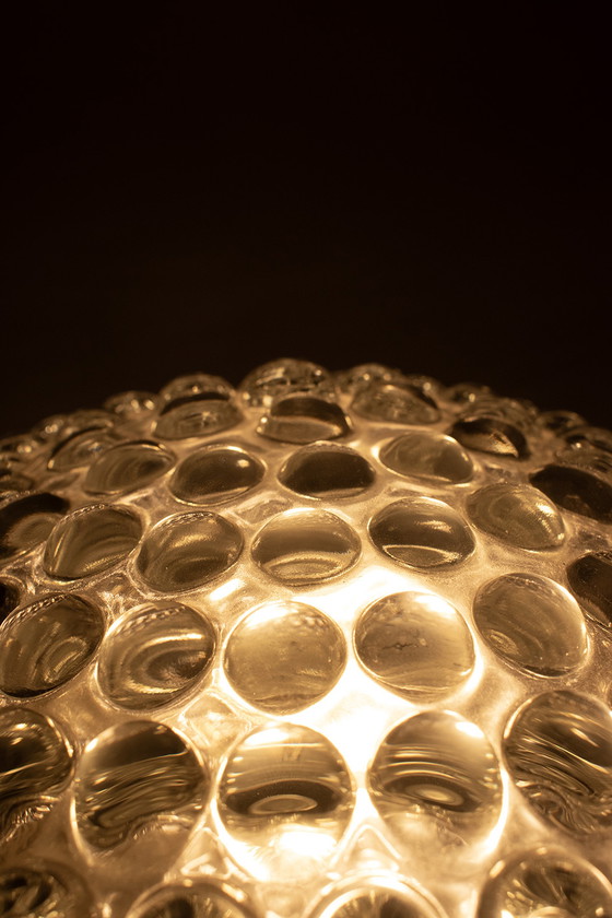 Image 1 of Model 5 New old stock ceiling lamp with crystal and bakelite