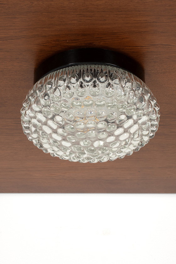 Image 1 of Model 5 New old stock ceiling lamp with crystal and bakelite