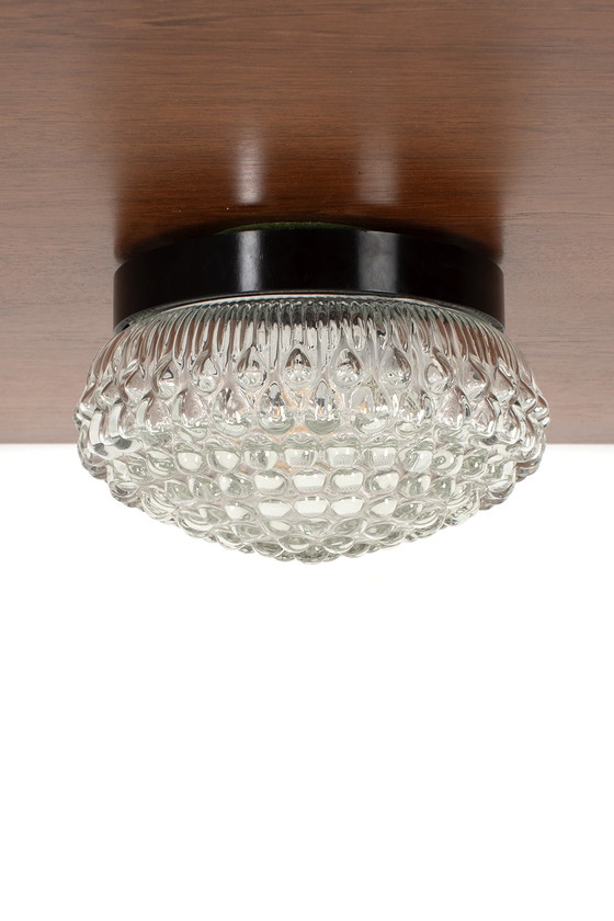 Image 1 of Model 5 New old stock ceiling lamp with crystal and bakelite