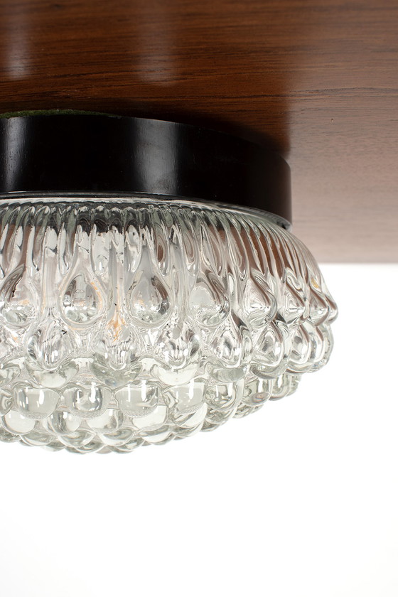 Image 1 of Model 5 New old stock ceiling lamp with crystal and bakelite