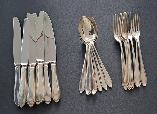 Silver Puntfilet Cutlery 2Th Grade Silver