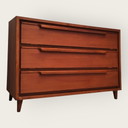 Mid Century shoe cabinet