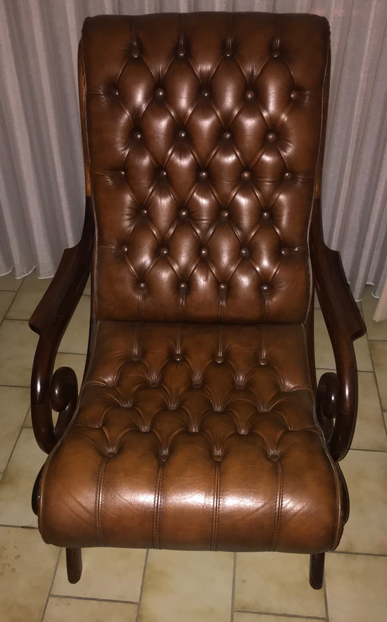 Image 1 of Chesterfield style armchair