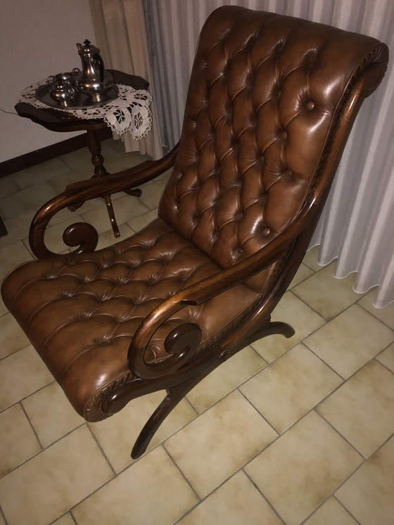 Image 1 of Chesterfield style armchair