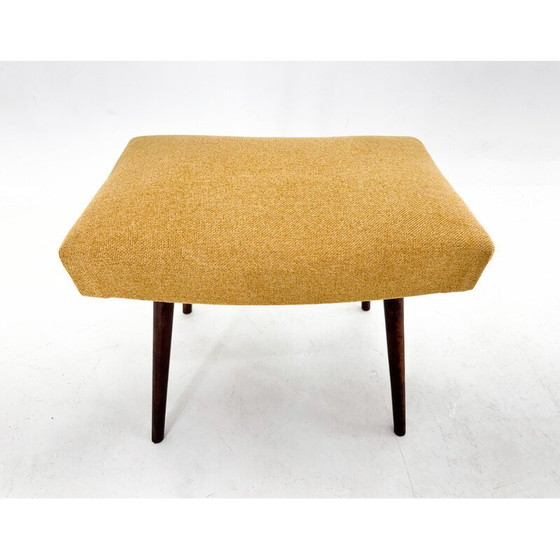 Image 1 of Vintage wooden stool, Czechoslovakia 1970