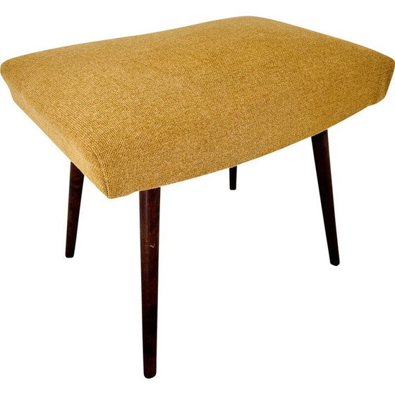Image 1 of Vintage wooden stool, Czechoslovakia 1970