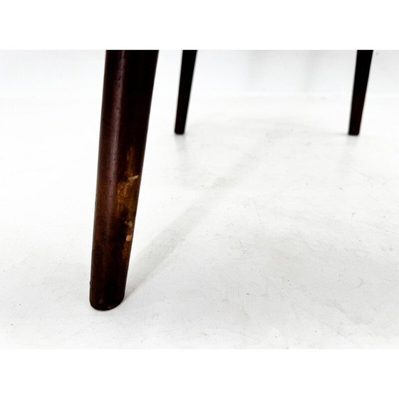 Image 1 of Vintage wooden stool, Czechoslovakia 1970
