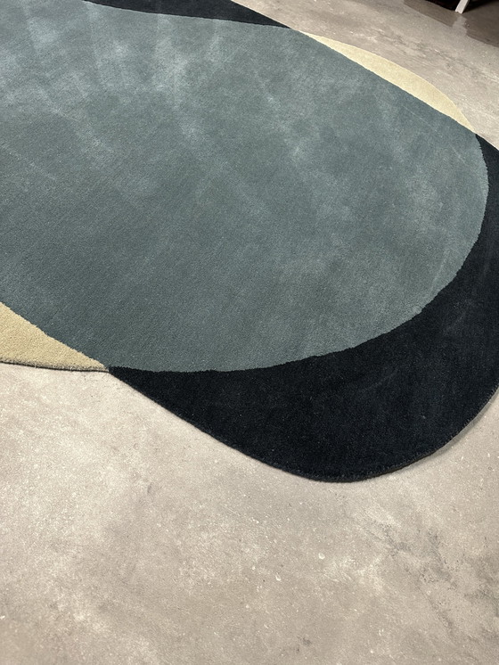 Image 1 of Rug Wool Brink En Campman Rudra Shape Petrol 190X250