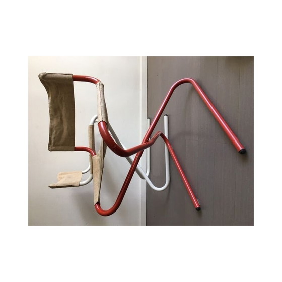 Image 1 of Pair of Vintage folding Bieffeplast Z-chair by Eric Magnussen, 1968