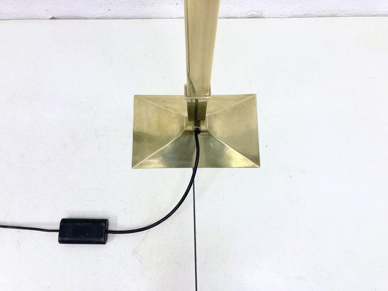 Image 1 of Italian New Society floor lamp ceiling floodlight made of brass 70s