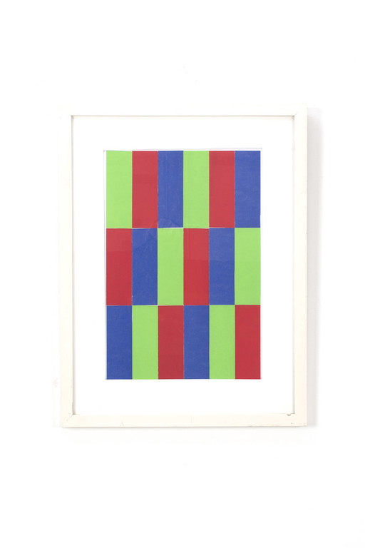 Gijs van den Elshout - "Motif de couleur oblong".