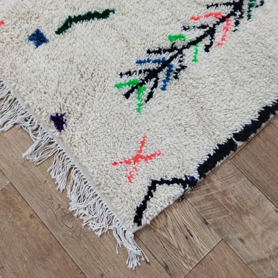 Image 1 of Moroccan Berber carpet in multicolored wool - Tappeto Berbero Marocchino Multicolore In Lana