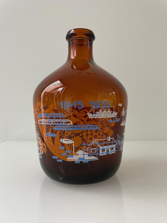 Image 1 of Mid - Century Classis Commemorative Vase, 10 Years of World War II Liberation