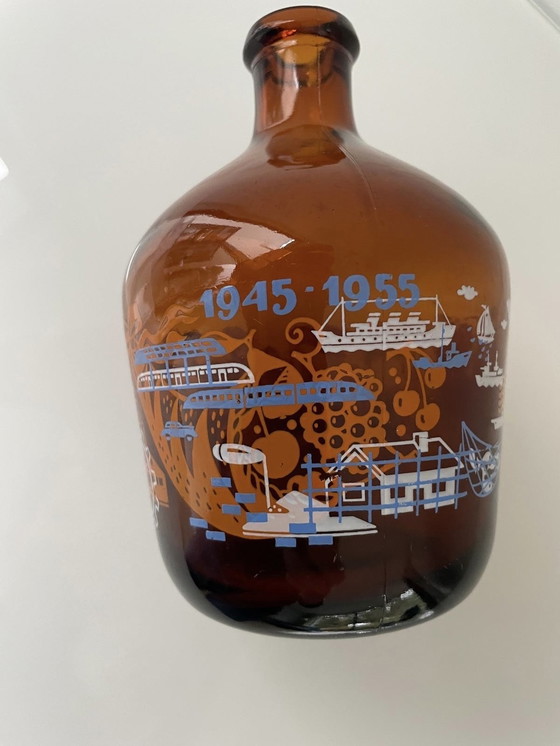 Image 1 of Mid - Century Classis Commemorative Vase, 10 Years of World War II Liberation