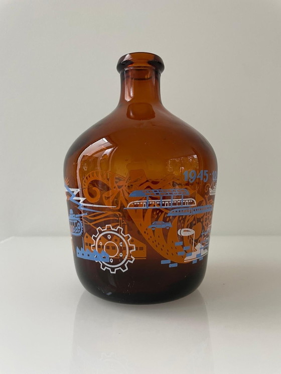 Image 1 of Mid - Century Classis Commemorative Vase, 10 Years of World War II Liberation