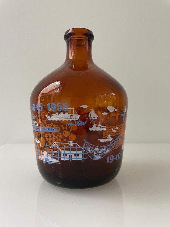 Image 1 of Mid - Century Classis Commemorative Vase, 10 Years of World War II Liberation