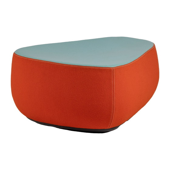 Image 1 of Moroso Fjord Medium Footstool By Patricia Urquiola