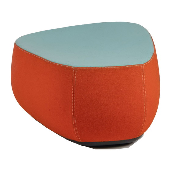 Image 1 of Moroso Fjord Medium Footstool By Patricia Urquiola