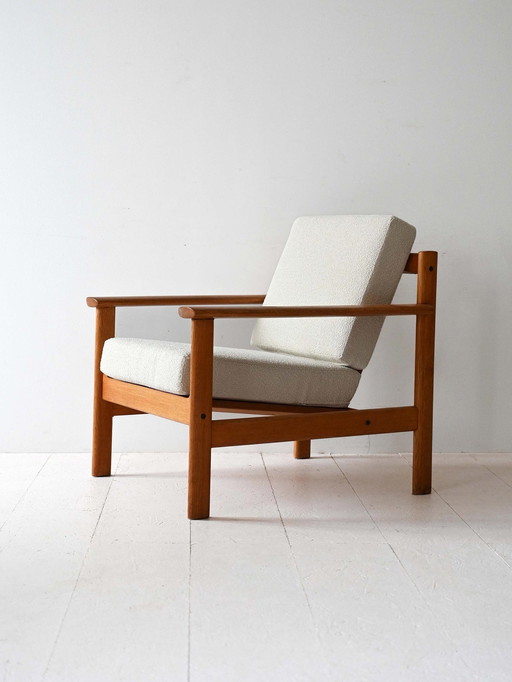 Scandinavian Oak Armchair