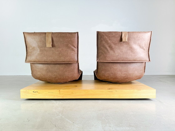 Image 1 of Sofa Couch Koinor two-seater Edit 3 beamed oak suede 210Cm