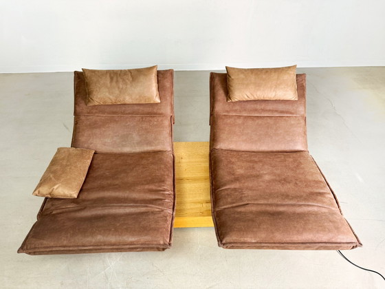 Image 1 of Sofa Couch Koinor two-seater Edit 3 beamed oak suede 210Cm