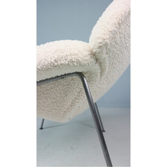 Image 1 of Vintage F555 armchair in metal and fabric by Pierre Paulin for Artifort, Netherlands 1960
