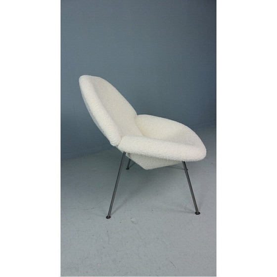 Image 1 of Vintage F555 armchair in metal and fabric by Pierre Paulin for Artifort, Netherlands 1960