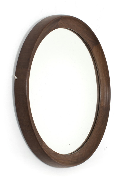 Danish round mirror